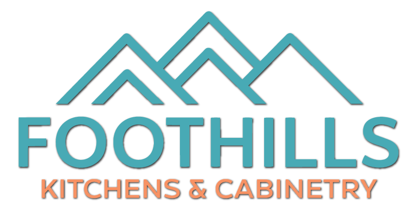 foothills kitchen and cabinetry logo yellow