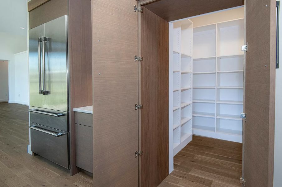 Modern Kitchen Tall Walk Through Pantry Cabinet